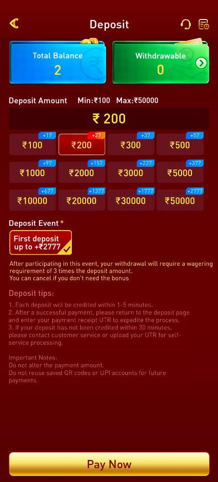 YY7 Game App dashboard showing bonus offers and login options